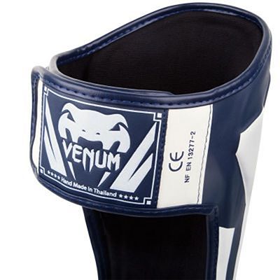 Venum Elite Standup Shinguards Azul Marinho-Branco